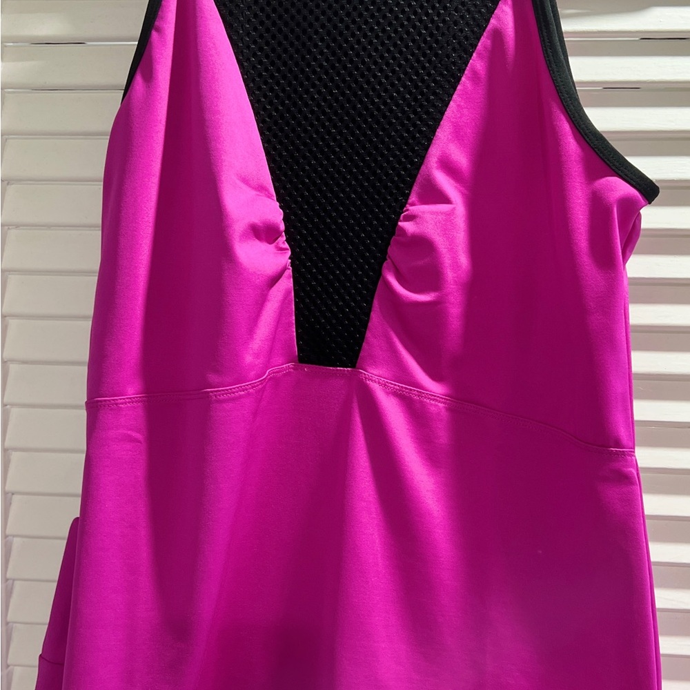 Chrissie by Tail Fuchsia Tennis Outfit, Size Large